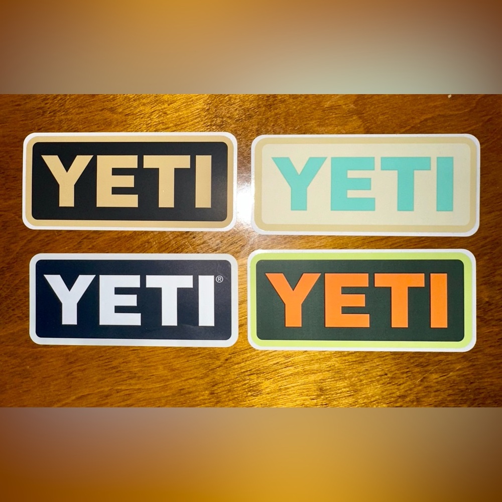 YETI Logo Sticker Set - Multicolor - Picture 2 of 2